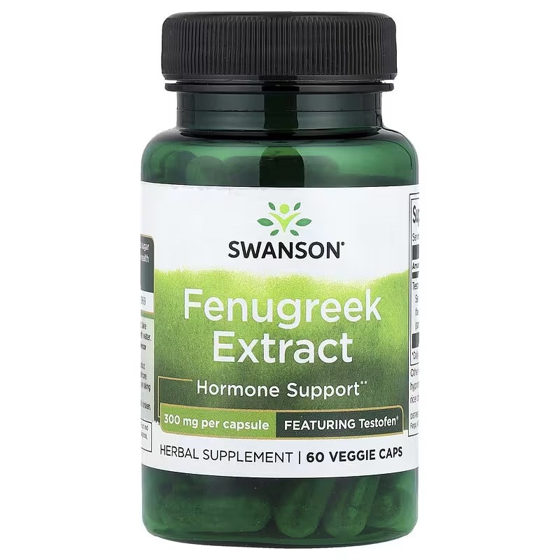 Swanson Vitamins, Fenugreek Extract, 300 mg, 60 Veggie Caps
