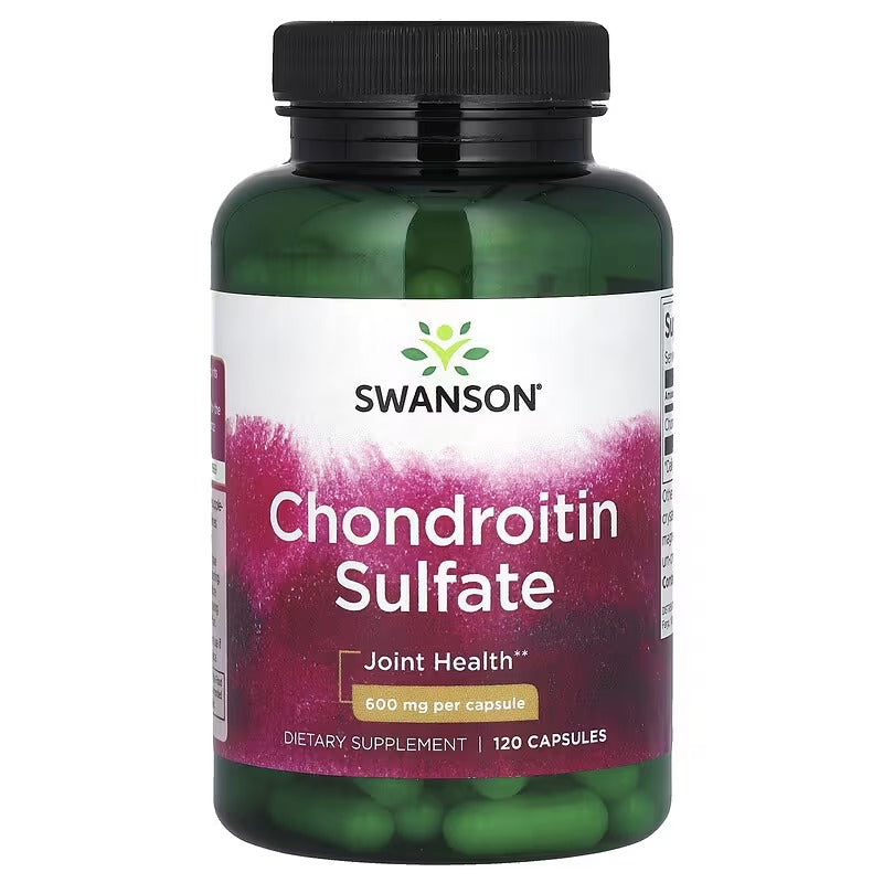 Swanson Vitamins, Chondroitin Sulfate, 600 mg, 120 Capsules