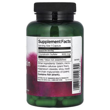Swanson chondroitin sulfate supplement bottle label with Supplement Facts panel and barcode