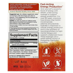 Swanson Vitamins, NADH, Peppermint Lozenges