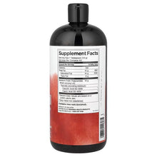 Swanson MCT oil supplement facts bottle, back label view with barcode