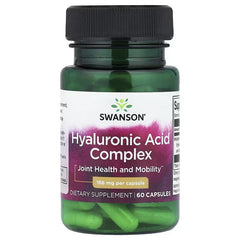 Swanson Vitamins, Hyaluronic Acid Complex, 166 mg, 60 Capsules