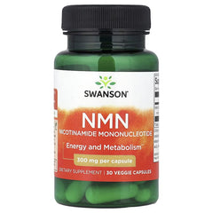 Swanson Vitamins, NMN, 300 mg, 30 Veg Capsules
