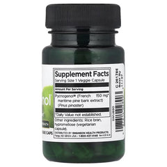 Swanson Vitamins, Pycnogenol, Super Strength, 150 mg, 30 Veggie Caps