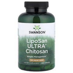 Swanson Vitamins, LipoSan Ultra® Chitosan, 240 Caplets (500 mg Per caplet)