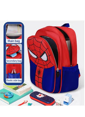 Superhero Kids Backpack for Boys, Lightweight School Bag