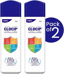 Cipla Clocip Antifungal Powder 100g – Pack of 2