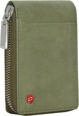 HORNBULL Steve Green RFID Blocking Leather Wallet for Men | Vertical Credit & Debit Card Holder