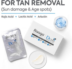 Raaga Professional De-Tan Tan removal Cream 72g (12g*6)