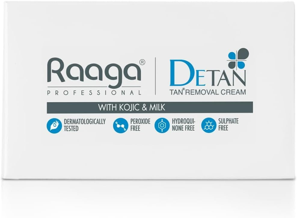 Raaga Professional De-Tan Tan Removal Cream – 72g (12g × 6)