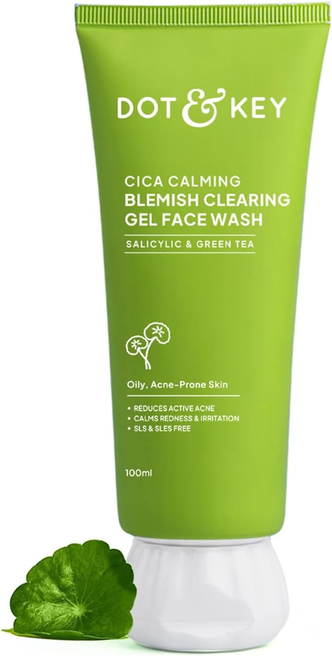 Dot & Key Cica 2% Salicylic Acid Face Wash – 100ml | For Oily & Acne-Prone Skin
