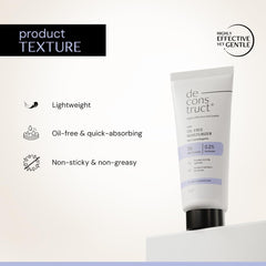 Deconstruct NMF Hydrating Face Moisturizer – 3% NMF Complex | Oil-Free Gel | 50g