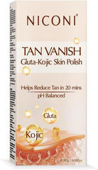 NICONI Tan Vanish Gluta-Kojic Skin Polish with Kojic Acid & Glutathione, 180g