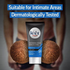 Veet Hair Removal Cream for Men Sensitive Skin, 50g, Pack of 3
