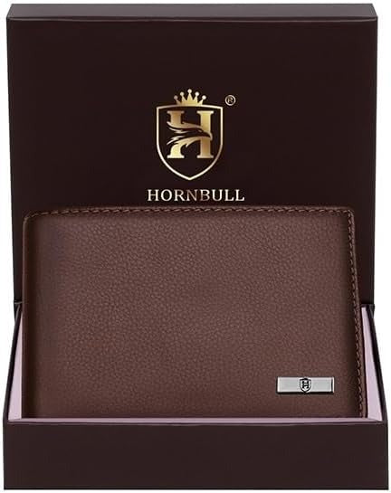 HORNBULL Maddison Men's Genuine Leather Wallet – Brown