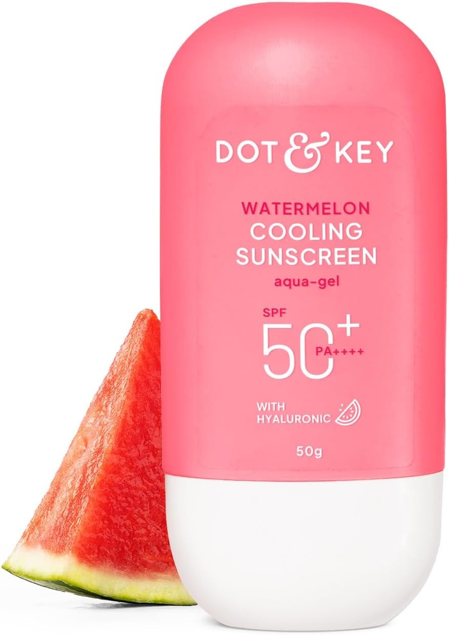 Dot & Key Watermelon Hyaluronic Cooling Sunscreen SPF 50 PA+++ – 50g | UV & Blue Light Protection