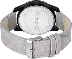 LORENZ Analog Men Gift Box Combo Set of Grey Dial Watch, Wallet & Black Sunglasses