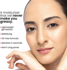 Foxtale Oil-Balancing Gel Moisturizer for Oily Skin with Niacinamide, 50ml