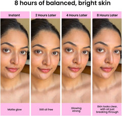 Foxtale Oil-Balancing Gel Moisturizer for Oily Skin with Niacinamide, 50ml