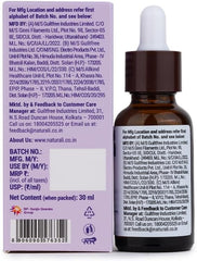 Naturali Anti-Hairfall Scalp Serum with Rosemary, Ginseng & Redensyl – Hair Strengthening & Scalp Care Serum, Paraben-Free, 30 ml