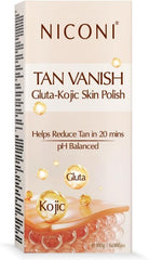 NICONI Tan Vanish Gluta-Kojic Skin Polish with Kojic Acid & Glutathione, 180g