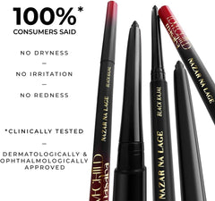LoveChild by Masaba Kajal Pencil – Coal Black Matte – Smudge-Proof & Waterproof, Long-Lasting Deeply Pigmented Intense Black Kajal for Women – Eye Makeup Essential – 0.3 g