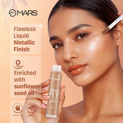 MARS Glow Fly Liquid Highlighter 10ml – 01 Winged Rose