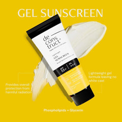 Deconstruct Sun Protect Duo – 10% Vitamin C Face Serum 30 ml + Gel Sunscreen 50 g, Pack of 2