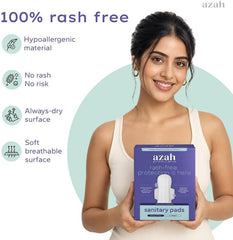 AZAH Sanitary Pads for Women 240mm Regular, Heavy Flow, Pack of 40