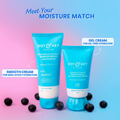 Dot & Key Barrier Repair Oil-Free Moisturizer with 5 Ceramides & Hyaluronic Acid, 50g