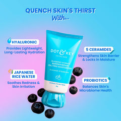 Dot & Key Barrier Repair Oil-Free Moisturizer with 5 Ceramides & Hyaluronic Acid, 50g