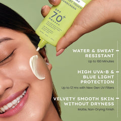 Hyphen Matte Max Velvet Touch Sunscreen SPF 70+ PA++++, 30g