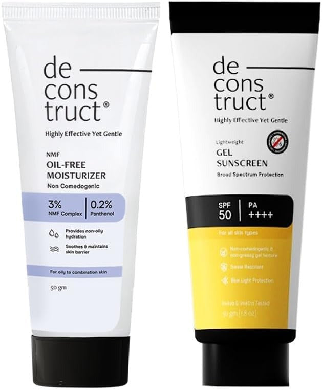 Deconstruct Hydration & Defense Combo – Moisturizer & SPF 50+ Sunscreen