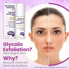 TGet Nectar Happiness 6% Glycolic & 2% Kojic Acid Serum Cream, 50ml