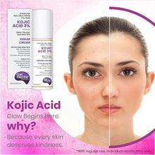 Serum cream bottle, white cylinder with purple label for facial glow