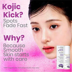 Nectar Happiness Glow Serum Cream – 3% Kojic Acid, 5% Niacinamide & 1% Alpha Arbutin, 50ml