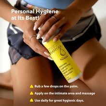Namyaa intimate lightening serum yellow pump bottle for daily intimate care