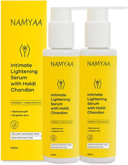 Namyaa Advanced Haldi Chandan Intimate Serum – Pack of 2, 2 × 100ml