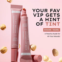 Hyphen Tinted Lip Balm – Hazel with Vitamin E, Squalane & Peptides, 10g