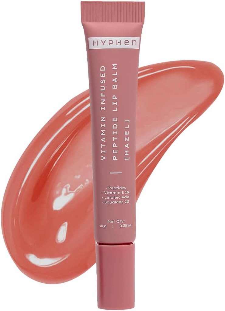 Hyphen Tinted Lip Balm – Hazel with Vitamin E, Squalane & Peptides, 10g
