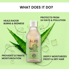 Alps Goodness Aloe Vera Gel with Rose Water, 300ml