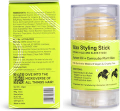 Moxie Beauty The Headliner Hair Stick – Anti-Frizz Slick Styling Wax, 30g