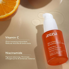 Asaya 10% Vitamin C Face Serum | 5% Niacinamide & Hyaluronic Acid | Brightening & Glowing Skin | Dark Spot & Uneven Tone Care | Skin Barrier Support | Non-Sticky & Gentle Formula