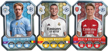 Topps Match Attax UEFA Champions League trading cards, three player cards