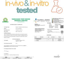 In-vivo test results certificate for SkinSide sunscreen aqua gel SPF 50 PA++++