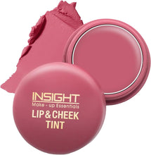 Pink Insight lip & cheek tint compact, lid open and closed