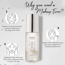 FACES CANADA Ultime Pro Matte Fixer spray bottle, clear liquid, silver cap