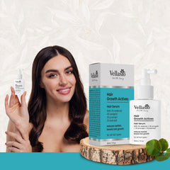 VELLASIO Hair Growth Serum – 3% Redensyl, 4% Anagain, 3% Procaoil & 2% Baicapil – Hair Fall Care Serum for Thicker & Stronger-Looking Hair, For Men & Women, 110 g