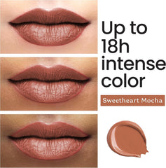 Color Cupid Long Stay Liquid Lipstick – Mocha LL8, Long-Lasting Lip Color, 4 ml