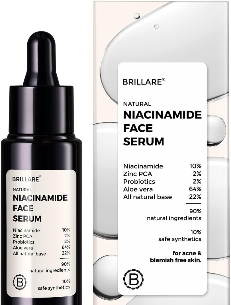 Brillare 10% Niacinamide Serum for Smooth & Glowing Skin – 30ml